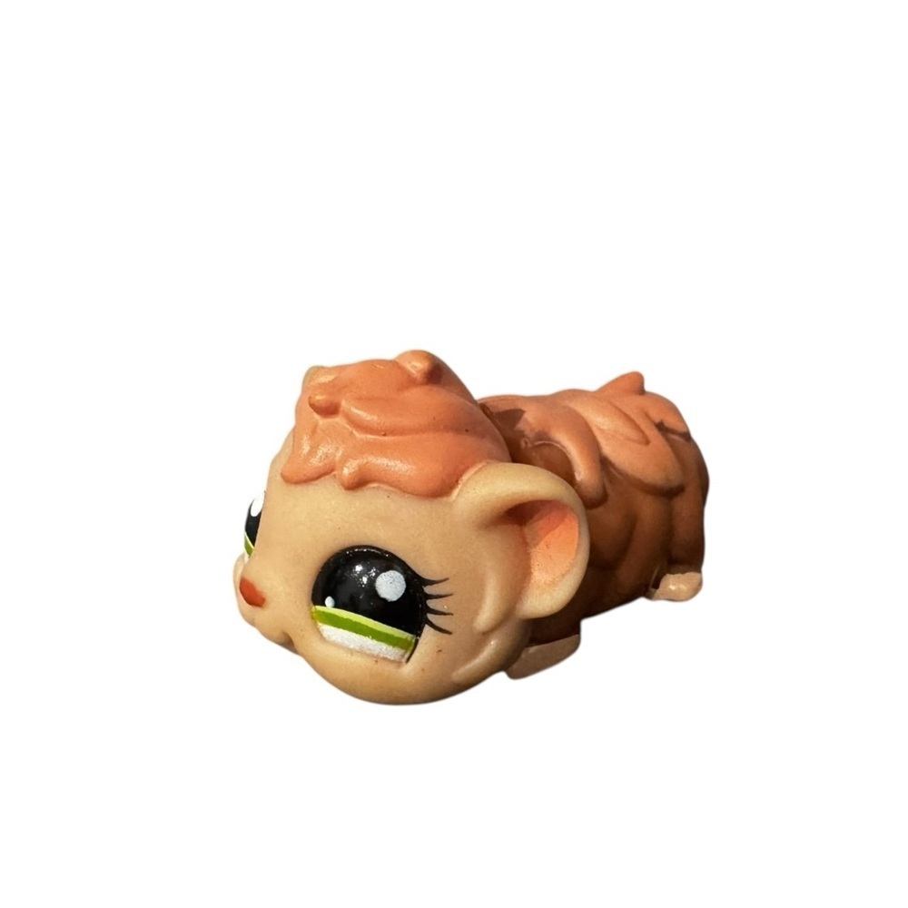 Littlest Pet Shop #1638 Brown, Tan, Peach Guinea Pig: Authentic LPS